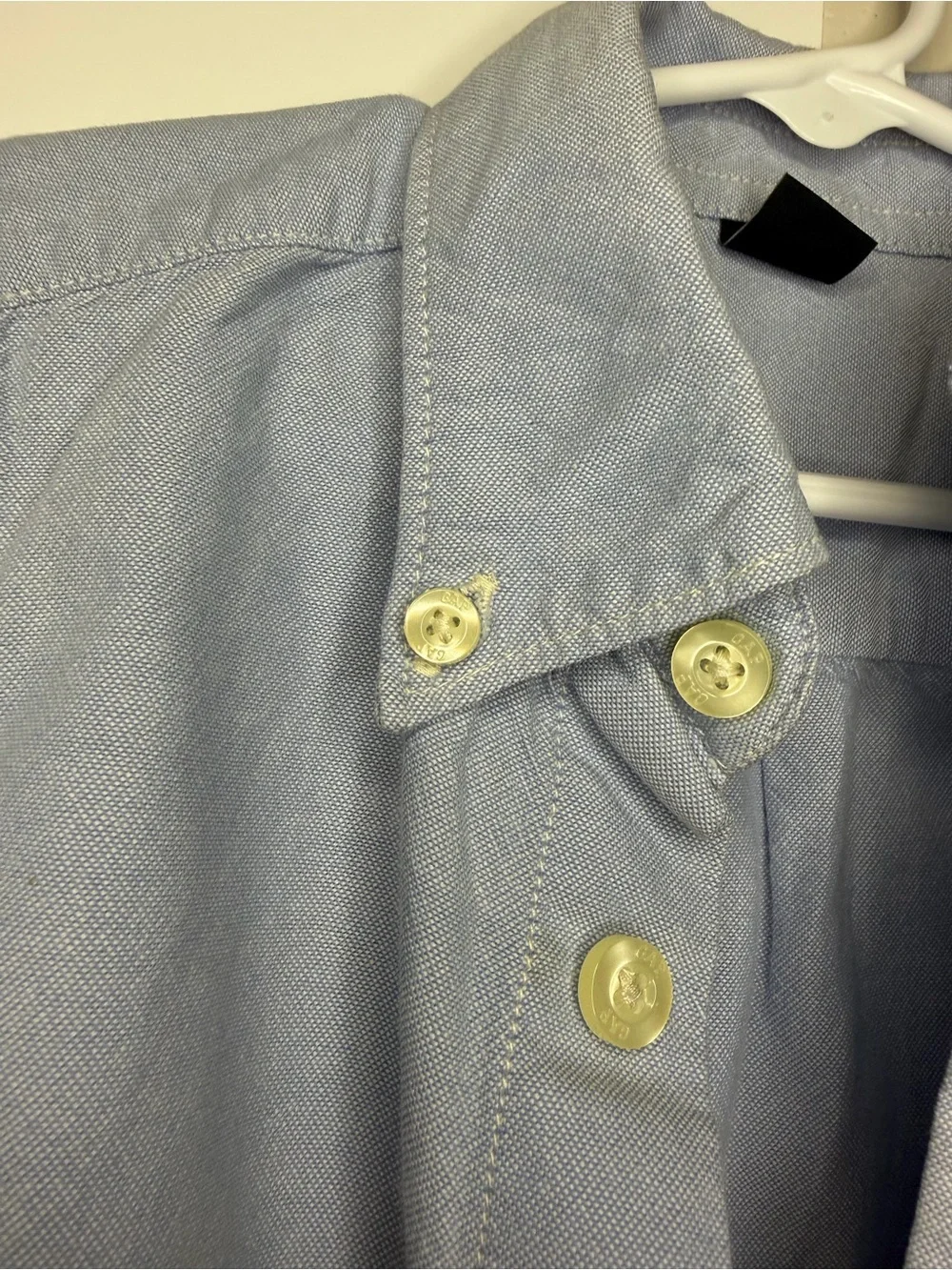 GAP Light Blue Button-Down Shirt for Kids